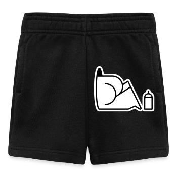 Looking For Cans - Baby Shorts - Schwarz - Vorne