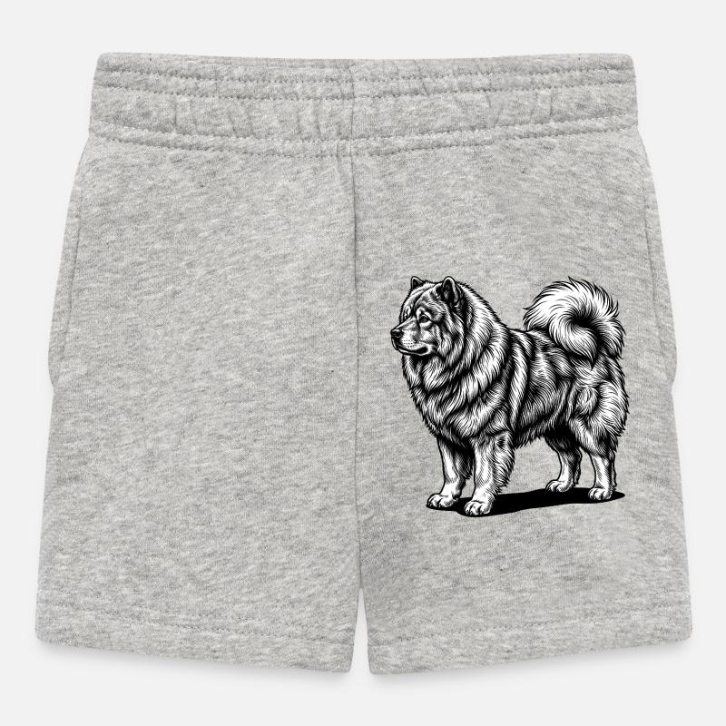 Eurasier | Vieux - Short Bébé - gris chiné
