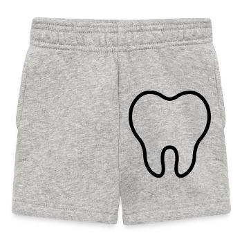 Dent - Short Bébé - gris chiné - Devant