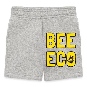 Bee Eco Abeille Jaune Pollen - Short Bébé - gris chiné - Devant