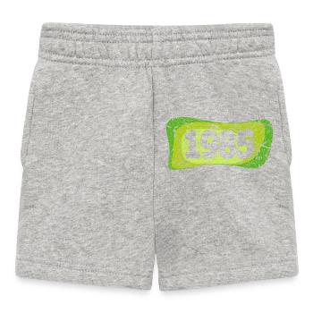 Rétro 1985 - Short Bébé - gris chiné - Devant
