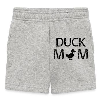 Chemise drôle mignonne de Duck Mom - Short Bébé - gris chiné - Devant