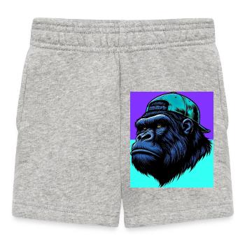 gorilla - Baby Shorts - heather grey - Front