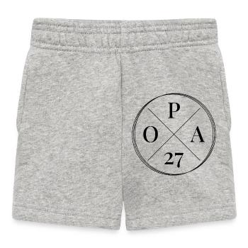 Grandpa 2027 - Baby Shorts - heather grey - Front