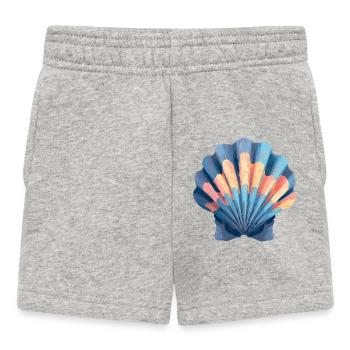 shell - Baby Shorts - heather grey - Front