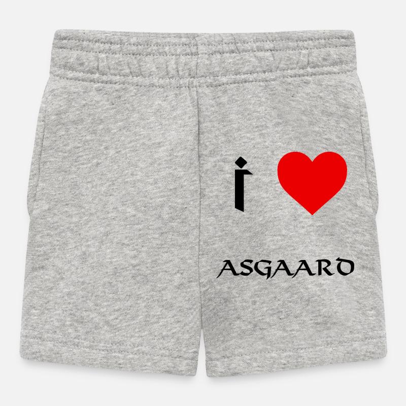 J’adore Asgaard - Short Bébé - gris chiné