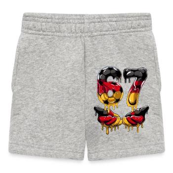 Soccer 67 Meme for Boys Kids 67  six seven 6 7 - Short Bébé - gris chiné - Devant