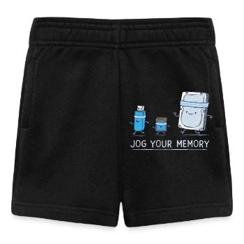 Software Engineer IT Support J-og Your Memory Gym  - Baby Shorts - black - Front