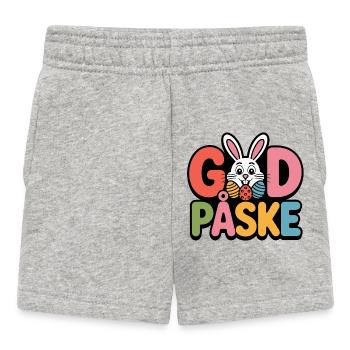 Humour de Pâques - Short Bébé - gris chiné - Devant