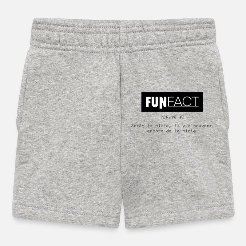 Funfact_-5 - Short Bébé - gris chiné