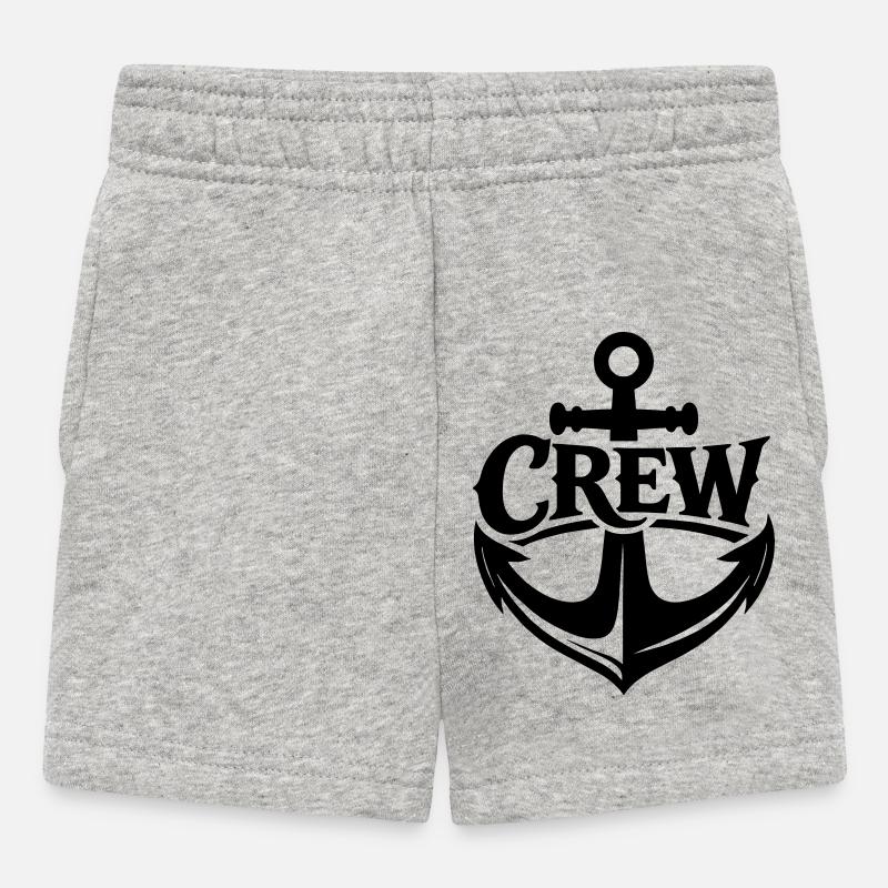 Ship's crew - Baby Shorts - heather grey