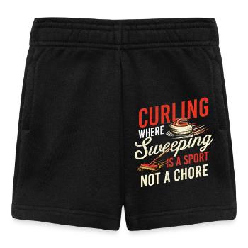 Curling Sport de balayage, pas curleur corvée - Short Bébé - noir - Devant