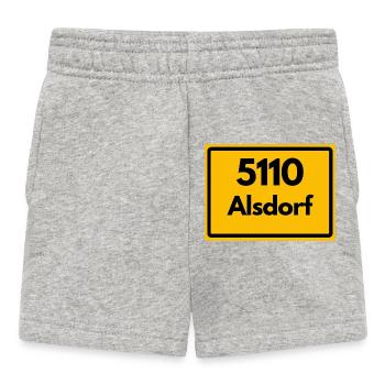 OLD POSTCODE POSTCODE RETRO 5110 ALSDORF - Baby Shorts - heather grey - Front