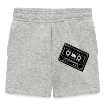 cassette - Short Bébé - gris chiné - Devant