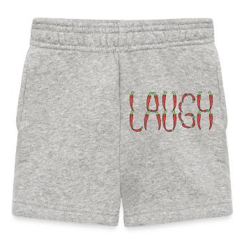 Chilischoten Lachen - Baby Shorts - Grau meliert - Vorne