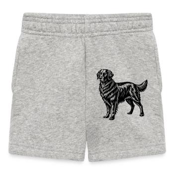 Rétracteur doré - Short Bébé - gris chiné - Devant