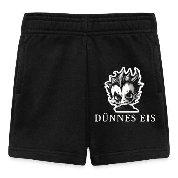 Schlechte Laune - Dünnes Eis - Baby Shorts - Schwarz - Vorne