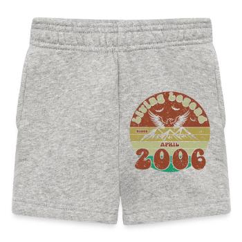 20e anniversaire : Légende vivante depuis VIN 04/2006 - Short Bébé - gris chiné - Devant