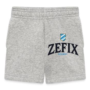 ZEFIX Bavarian Crest - Baby Shorts - Grau meliert - Vorne
