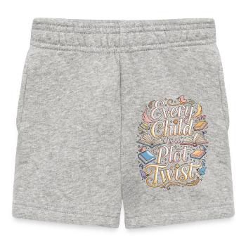 Enseignant en primaire : chaque enfant est enseignant Carrière - Short Bébé - gris chiné - Devant