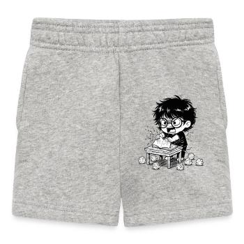Child Anger Zerrissen Buchstudien - Baby Shorts - Grau meliert - Vorne