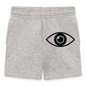 Oeil - Short Bébé - gris chiné - Devant