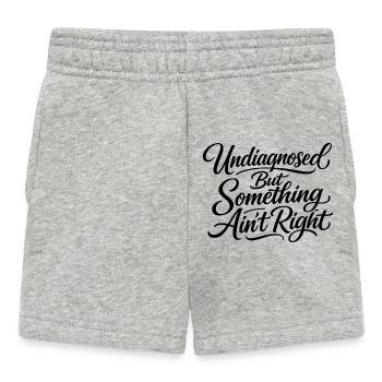 Nicht diagnostiziert, aber irgendetwas stimmt nich - Baby Shorts - Grau meliert - Vorne