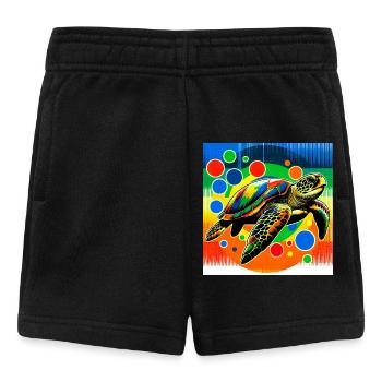 turtle - Baby Shorts - black - Front