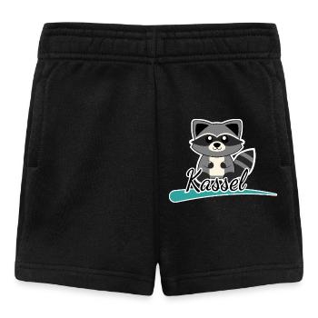 Kassel Waschbär - Baby Shorts - Schwarz - Vorne