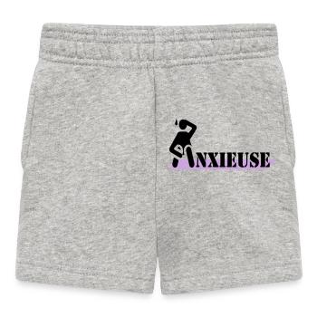 Anxieuse - Short Bébé - gris chiné - Devant