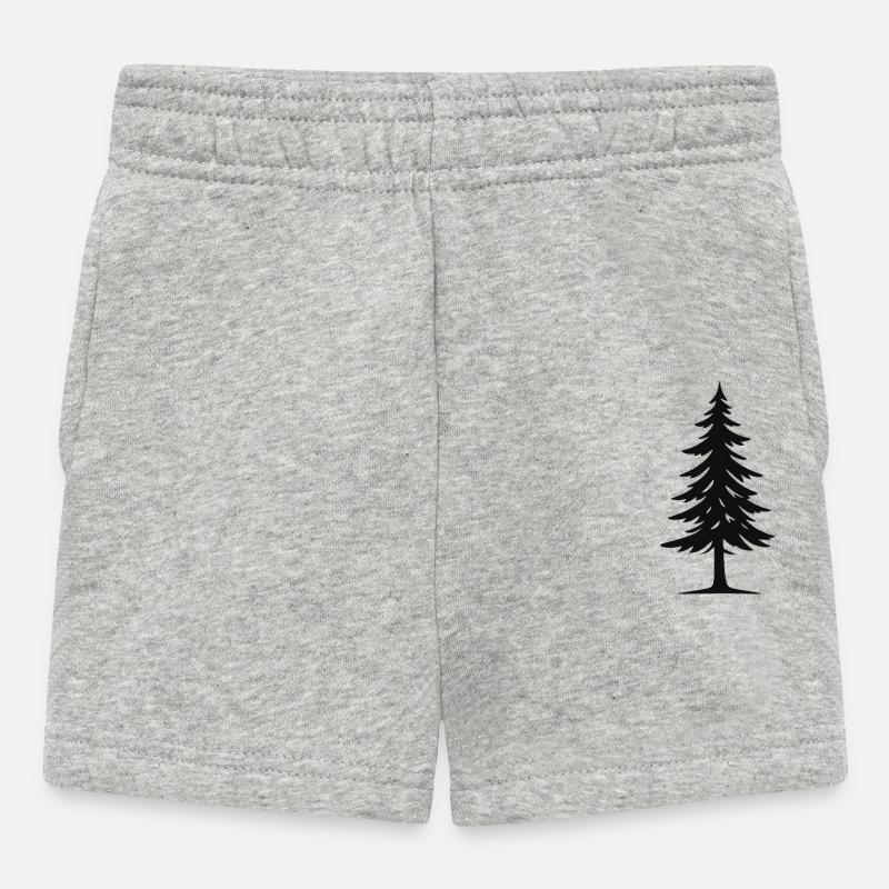 Fichte - Baby Shorts - Grau meliert