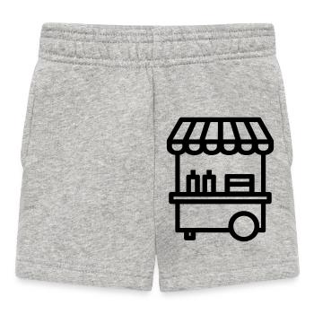 Street Food Cart - Baby Shorts - Grau meliert - Vorne
