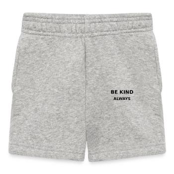 Be Kind - Baby Shorts - Grau meliert - Vorne