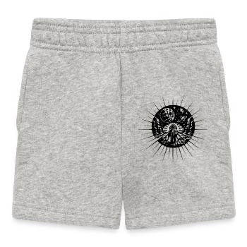 Astronaute Celestial Mandala Galaxy - Short Bébé - gris chiné - Devant