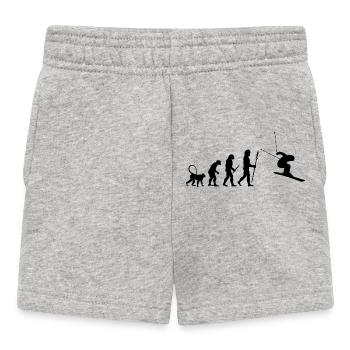Skifahrer Evolution - Baby Shorts - Grau meliert - Vorne