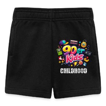 Enfants de l’enfance des années 90 - Short Bébé - noir - Devant
