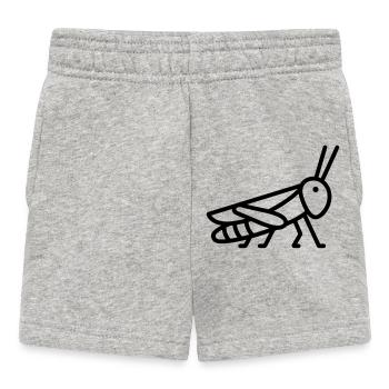 grasshopper - Baby Shorts - heather grey - Front