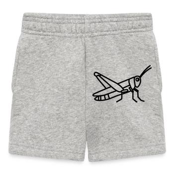 grasshopper - Baby Shorts - heather grey - Front