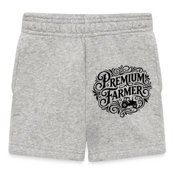 Fermier Premium Dit Fermier - Short Bébé - gris chiné - Devant