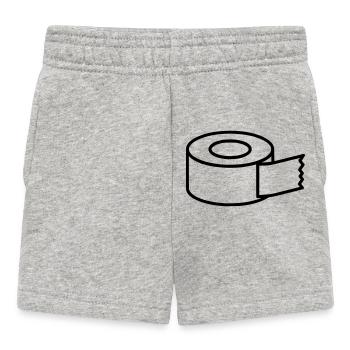 Masking Tape Craft Icon - Baby Shorts - heather grey - Front