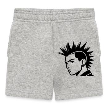 Punk - Baby Shorts - heather grey - Front