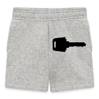 Car key - Baby Shorts - heather grey - Front