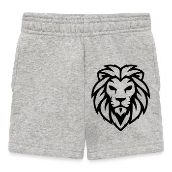 Lion orange Netherlands - Baby Shorts - heather grey - Front
