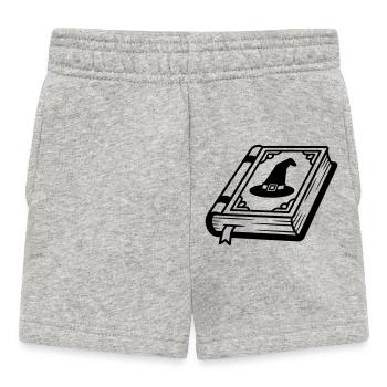 Wizards Book - Baby Shorts - heather grey - Front