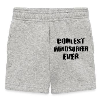 Coolster Windsurfer aller Zeiten - Baby Shorts - Grau meliert - Vorne