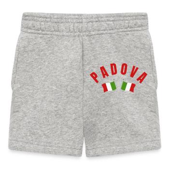 Padoue a franchi les drapeaux italiens - Short Bébé - gris chiné - Devant
