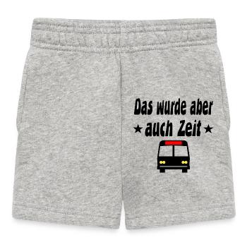 Bus - Baby Shorts - Grau meliert - Vorne