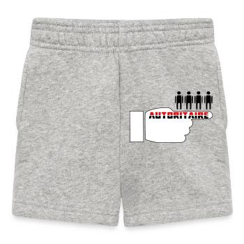 Authoritarian fist - Baby Shorts - heather grey - Front