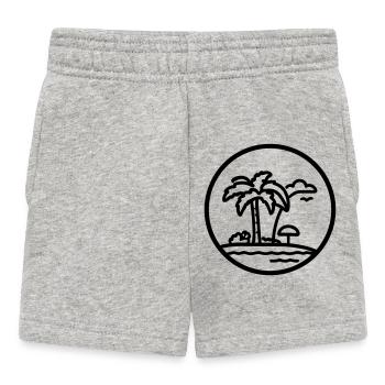 Vacances - Short Bébé - gris chiné - Devant