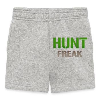 Typographie de la boule verte de Hunt Freak - Short Bébé - gris chiné - Devant
